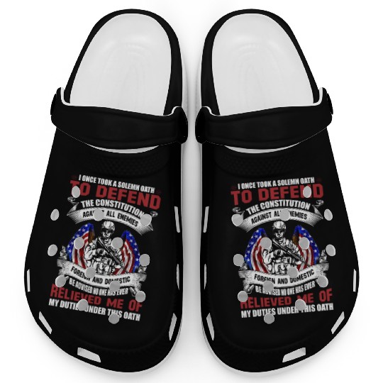 Veterans day celebration. Thank you veterans Clogs