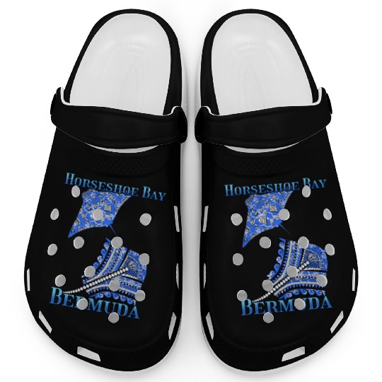 Horseshoe Bay Vacation Tribal Stingrays Clogs
