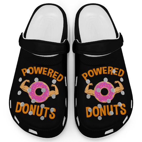 Powered by Donuts for Donut Lover Clogs