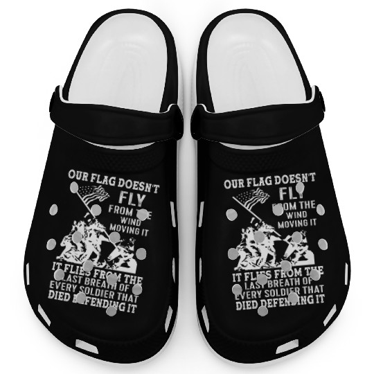 I love my country flag. Love USA. USA Veterans Clogs