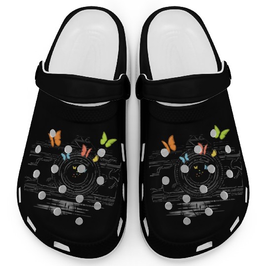 Analog photography nature Clogs