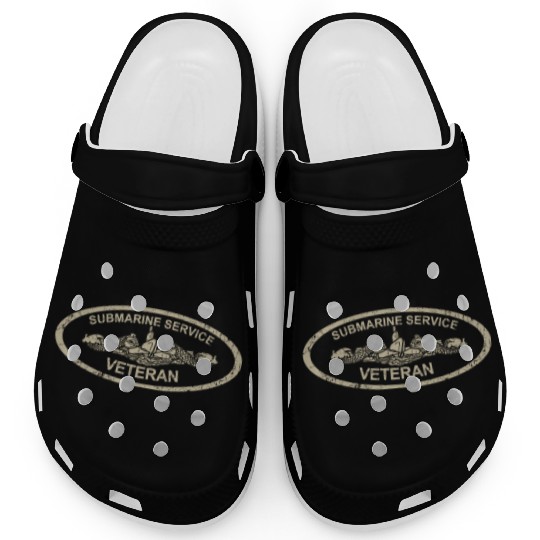 Vintage Us Navy Submarine Service Veteran T Clogs