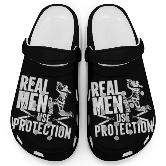 Athlete Sports Game Baseball Catcher Lifetstyle Clogs
