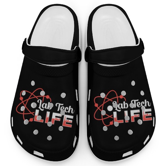 Lab Tech Life Laboratory Science Technician Gift Clogs
