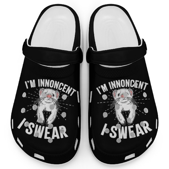 Ferret Keeper Animal Rights Pet Lovers Lifestyle Clogs