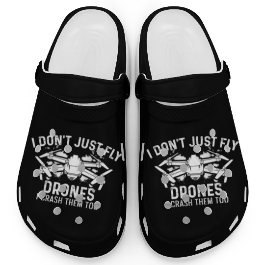 I crash them Funny Man Gift Clogs