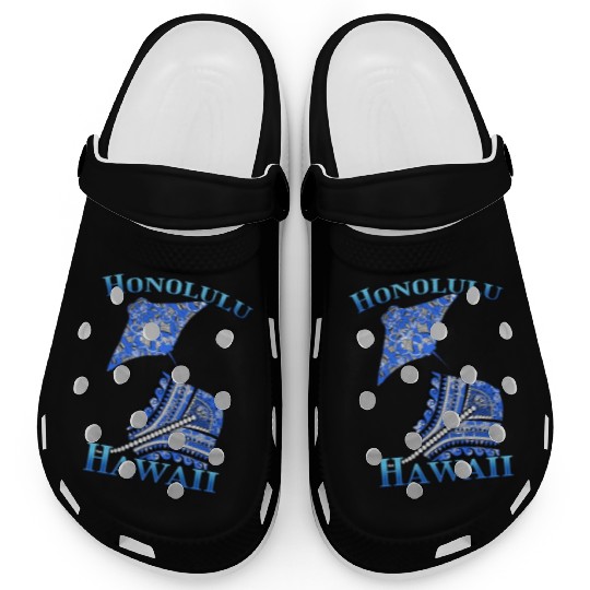 Honolulu Vacation Tribal Stingrays Clogs