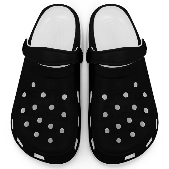 Go Local Sports Team (Black Text) Clogs