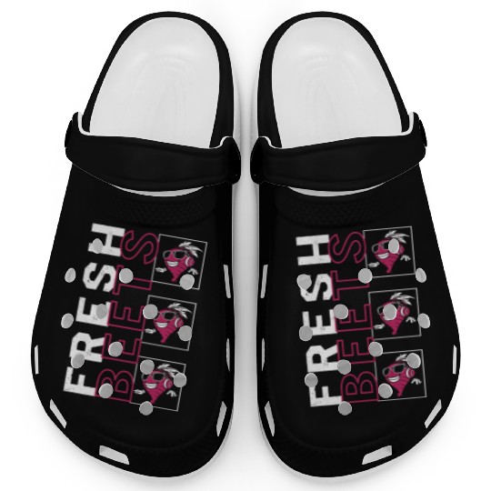 Beets Vegetable Clogs, Fresh Beets Wearing