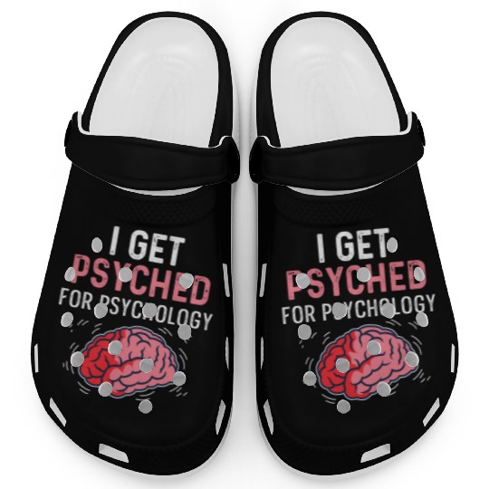 Psyched for Psychology Humorous Person Gift Clogs