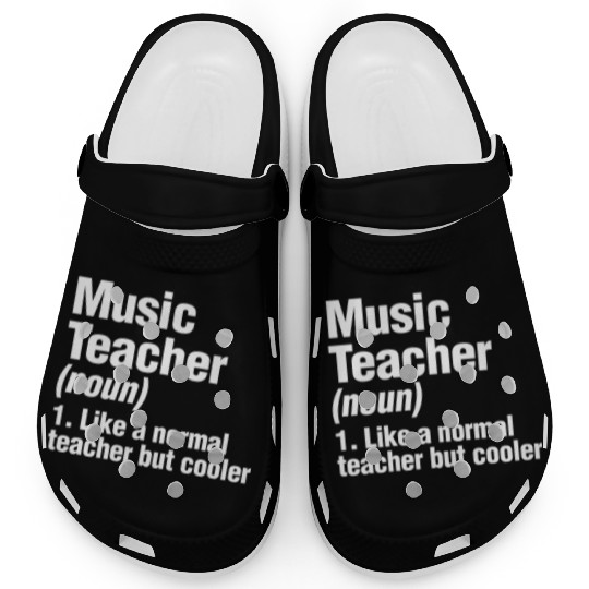Music Teacher Back To School Musician Chorus Band Clogs