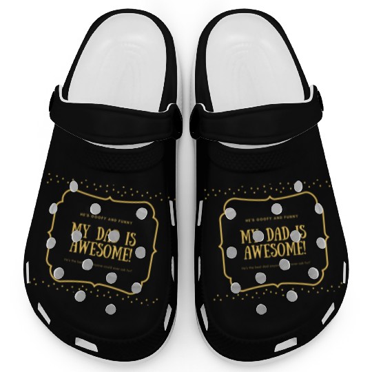 Red and Yellow General Father Dad Appreciation Clogs