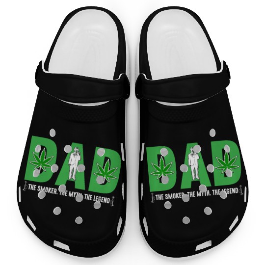 Dad The Smoker The Myth The Legend Gift for Daddy Clogs