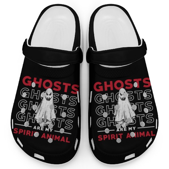 Ghosts Are My Spirit Animal Ghost Hunting Hunter Clogs