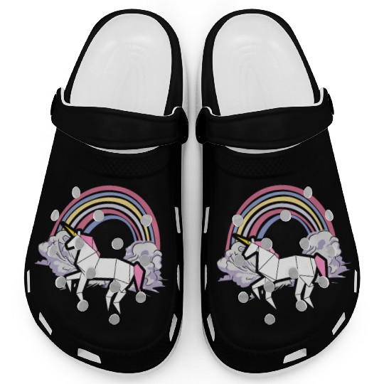 Origami Unicorn Lover Origami Master Paper Folder Clogs