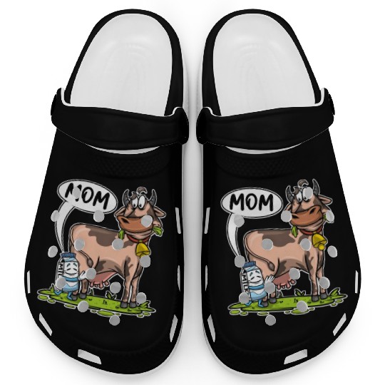Milk Cartons Call Cow Mom Milk Farmer Cow Clogs