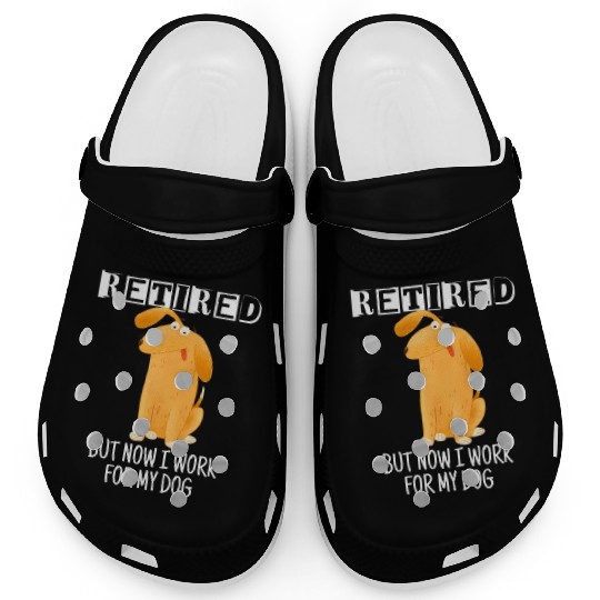 Retired 2021 Funny Retirement Gifts For Dog Lover Clogs