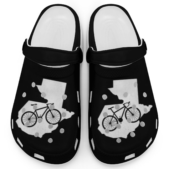 Cute Guatemala Bike Cycling Lover Gift Clogs