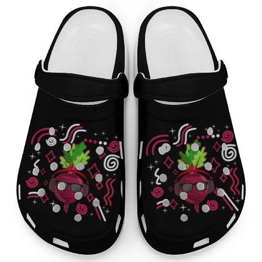 Beets Vegetable Clogs, Fresh Beets Wearing