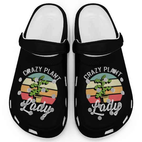 Crazy Plant Lady Plantsmen Gift Clogs