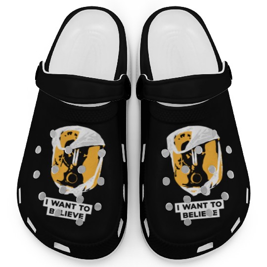 I Want To Believe 001 Skull Clogs