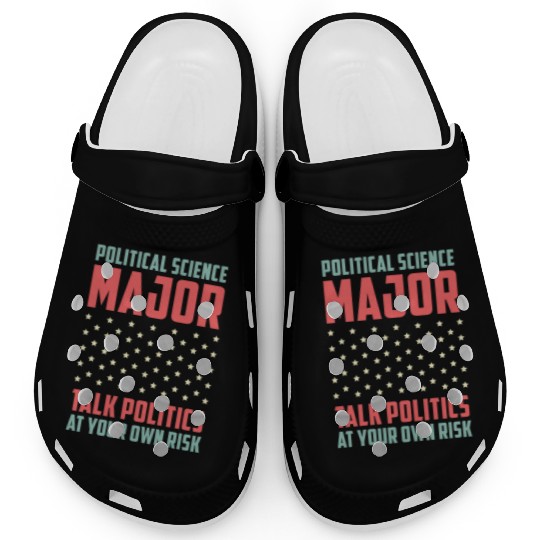 Talks Politics College Student Gift Clogs
