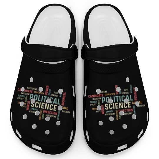 Political Science Careers Hardworking Student Gift Clogs