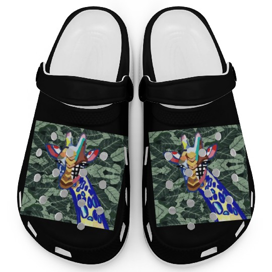 The blue giraffe Clogs