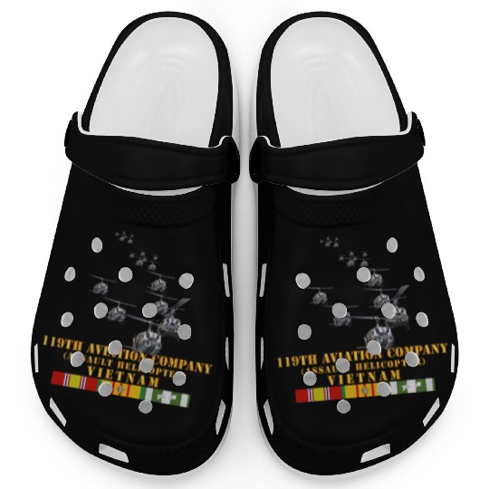 Army 119th Aviation Company Assault Helicopter w V Clogs