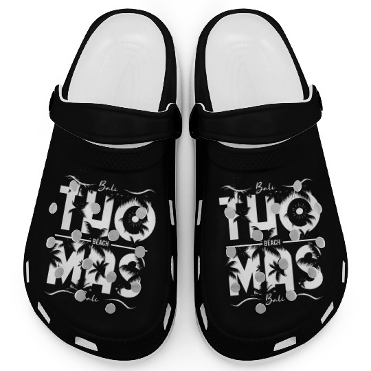 St Thomas Beach Vacation Souvenir Clogs