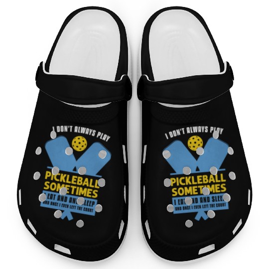 Pickleball Lovers Funny Pickleball Clogs