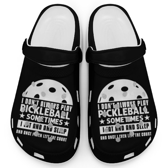 Pickleball Lovers Funny Pickleball Clogs