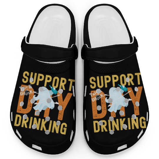 Support Day Drinking Halloween Clogs