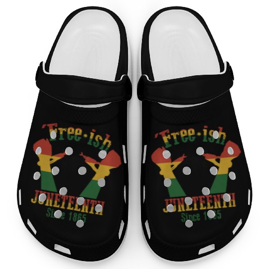 Juneteenth Black History Day Pride Gift Clogs