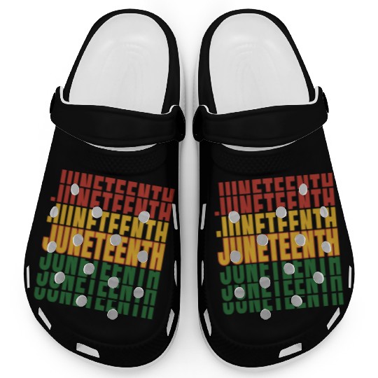 Juneteenth Black History Day Pride Gift Clogs