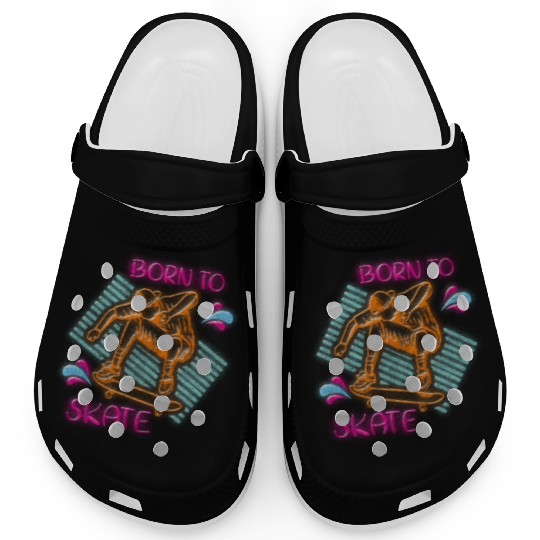 Neon Old School Clogs