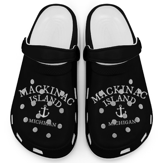 Mackinac Island Michigan Lake Town T Clogs