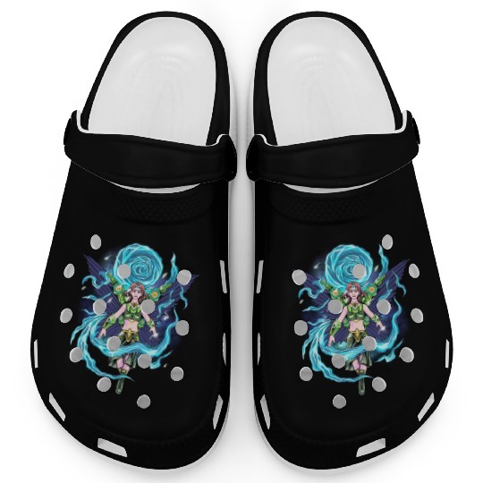 Angel winged robot Clogs