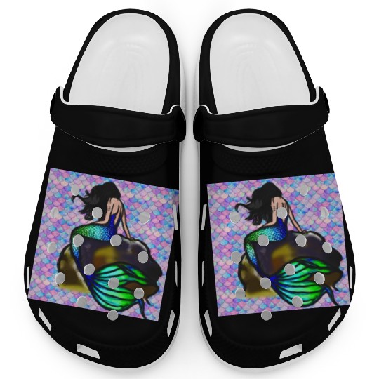 3D Mermaid Clogs