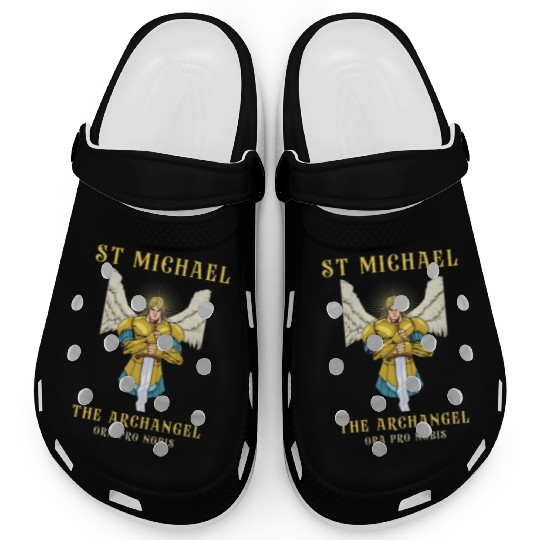 Archangel St Michael Roman Catholic Gift Clogs