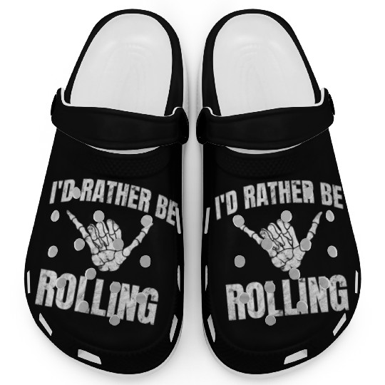 Vintage Jiu Jitsu I'd Rather Be Rolling Grappling Clogs