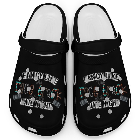 Fancy Like The Race Track On a Date Night Clogs