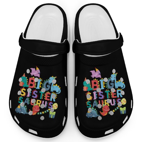 Big sister Saurus | Rawr Dinosaur Clogs | Family