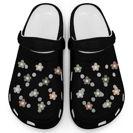 aesthetic flowers pack Clogs