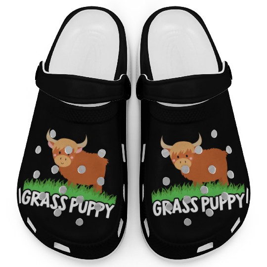 Grass Puppy Highland Farmer Cow Whisperer Farm Clogs