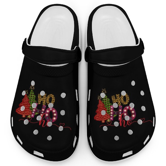 Ho Ho Ho snow tree Clogs