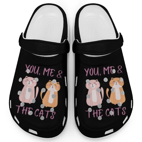 ask me about my cat funny cat Clogs