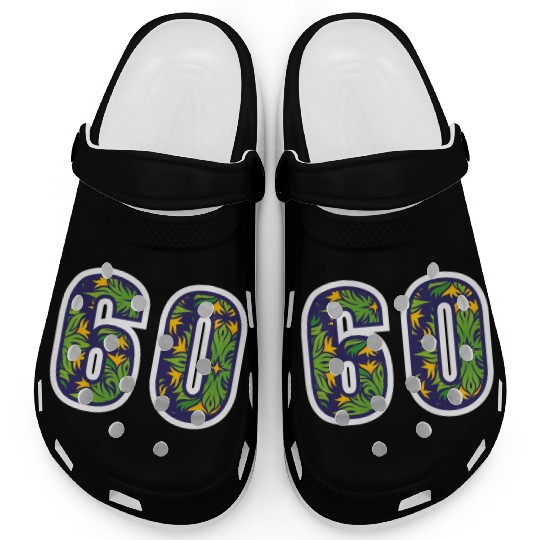 60 Number Green Clogs