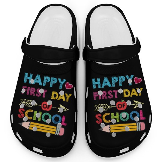 Back To School Teacher Student First Day of School Clogs