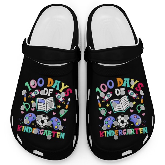 100 Days Of Kindergarten Sayings Cute Team Sweet Clogs